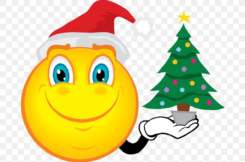 Smiley Emoticon Christmas Santa Claus Clip Art, PNG, 683x544px, Smiley, Christmas, Christmas Decoration, Christmas Ornament, Christmas Tree Download Free