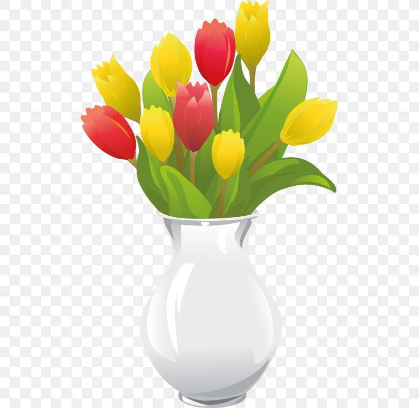 Tulip Vase Floral Design Flower Clip Art, PNG, 503x800px, Tulip, Cartoon, Cut Flowers, Drawing, Floral Design Download Free