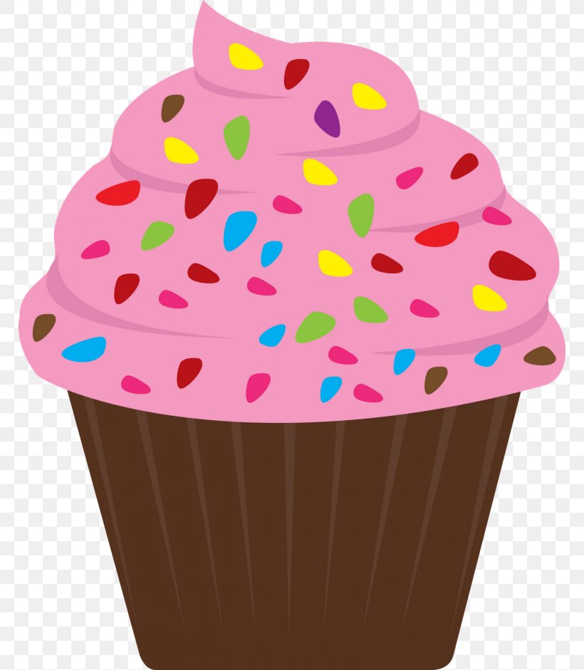 Cupcake Frosting & Icing Birthday Cake Sprinkles Clip Art, PNG, 768x941px, Cupcake, Bakery, Baking Cup, Birthday Cake, Cake Download Free