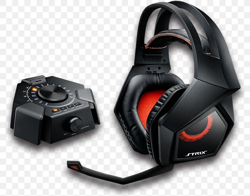 Headset ASUS STRIX 7.1 Computer Cases & Housings 7.1 Surround Sound Graphics Cards & Video Adapters, PNG, 788x643px, 71 Surround Sound, Headset, Asus, Asus Rog Strix, Asus Strix 71 Download Free