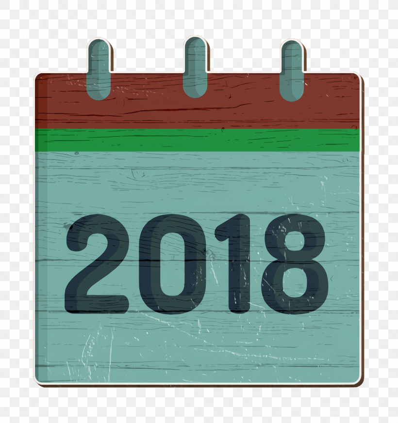 New Year Icon Calendar Icon 2018 Icon, PNG, 1162x1238px, 2018 Icon, New Year Icon, Calendar Icon, Geometry, Green Download Free