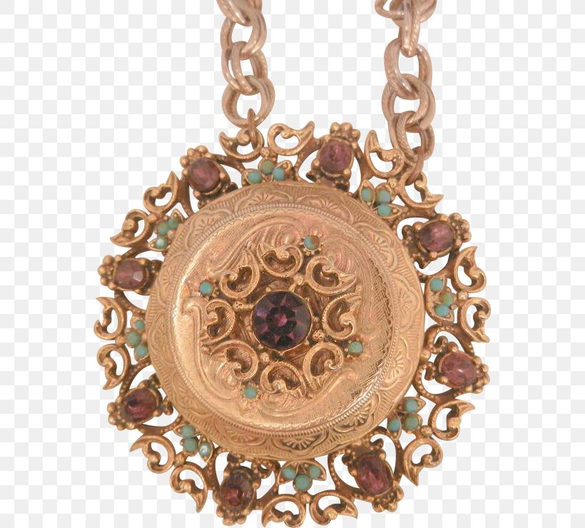 Locket Necklace Gemstone Purple Turquoise, PNG, 740x740px, Locket, Color, Gemstone, Jewellery, Necklace Download Free