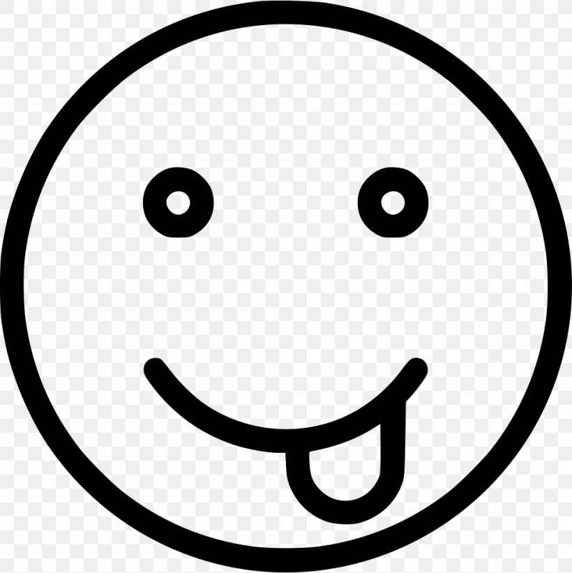 Smiley Emoticon, PNG, 980x982px, Smiley, Area, Avatar, Black, Black And White Download Free