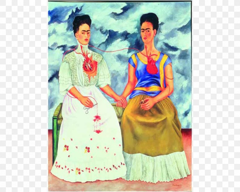 The Two Fridas Frida Kahlo Museum Canvas Print Printmaking, PNG, 1000x800px, Two Fridas, Allposterscom, Art, Artist, Canvas Download Free