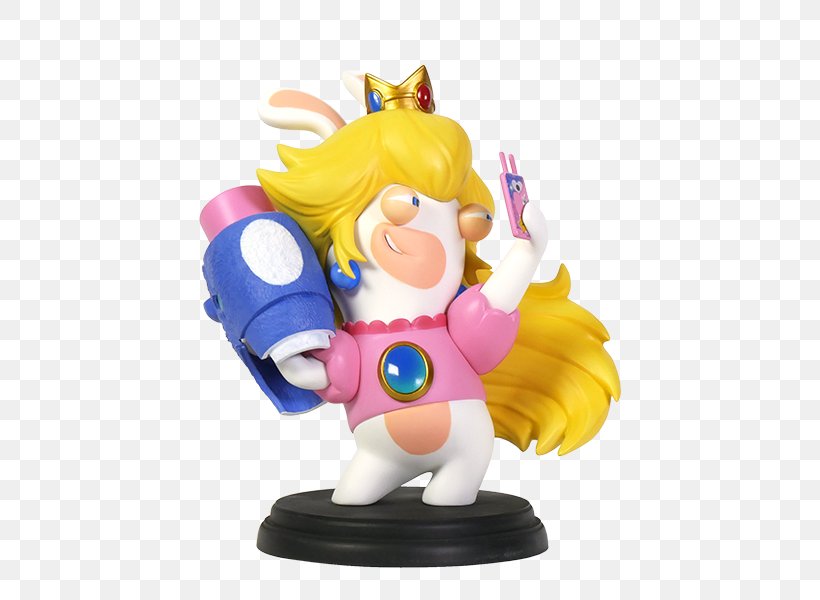 Mario + Rabbids Kingdom Battle Mario Bros. Mario & Yoshi Princess Peach Luigi, PNG, 600x600px, Mariorabbids Kingdom Battle, Action Figure, Action Toy Figures, Fictional Character, Figurine Download Free