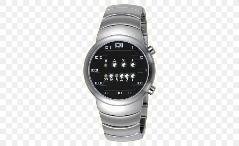 Watch Binary Clock Binary Number Bracelet, PNG, 500x500px, Watch, Binary Clock, Binary Number, Bracelet, Brand Download Free