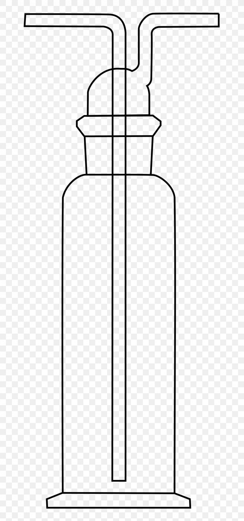 Barboteur Gas Pipette Test Tubes Laboratory, PNG, 1125x2400px, Barboteur, Area, Bathroom Accessory, Black And White, Chemistry Download Free