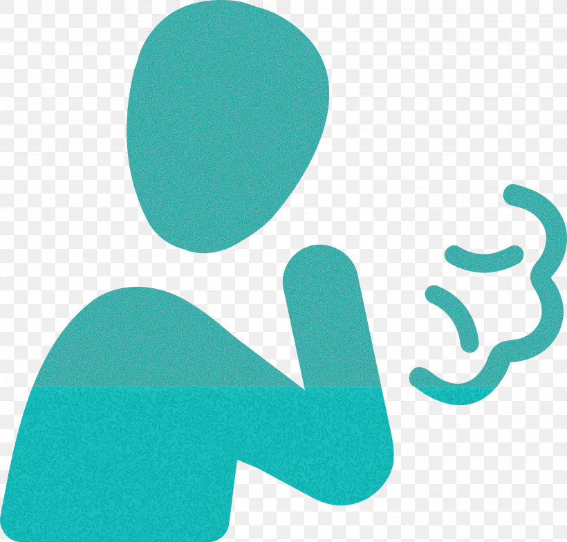 Coughing, PNG, 3000x2869px, Coughing, Aqua, Finger, Gesture, Green Download Free