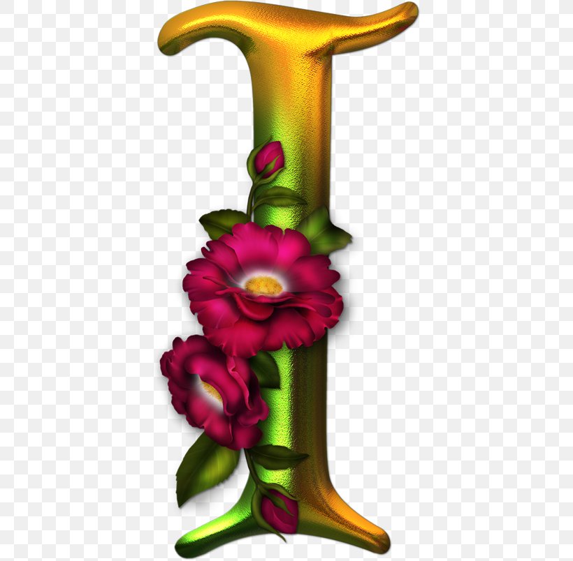 Gothic Alphabet Letter Floral Design, PNG, 385x804px, Alphabet, All Caps, Cut Flowers, Flora, Floral Design Download Free