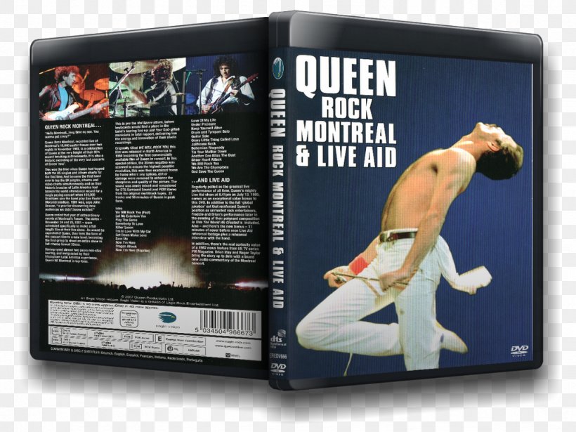 Blu-ray Disc Live Aid Queen Rock Montreal DVD, PNG, 1023x768px, Watercolor, Cartoon, Flower, Frame, Heart Download Free