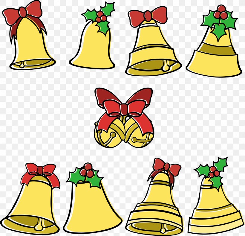 Christmas Bell Clip Art, PNG, 1795x1729px, Christmas, Area, Artwork, Bell, Black And White Download Free