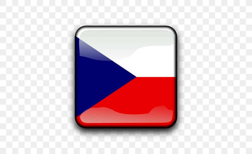 Czech Republic Clip Art, PNG, 500x500px, Czech Republic, Description, Flag, Flag Of The Czech Republic, Public Domain Download Free