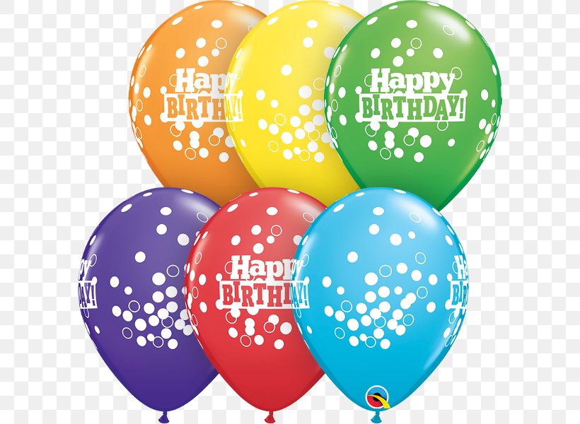Toy Balloon Birthday Party Latex, PNG, 600x600px, Balloon, Birthday, Confetti, Gift, Happy Birthday Download Free