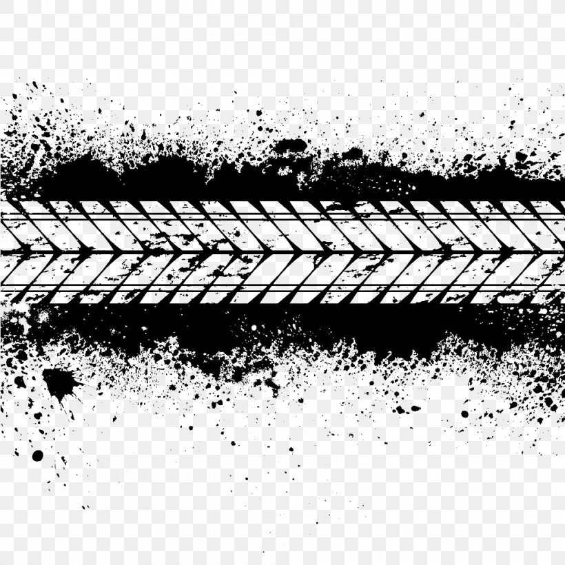 Car Tire Tread Clip Art, PNG, 1000x1000px, Car, Bicycle, Black, Black And White, Fotosearch Download Free