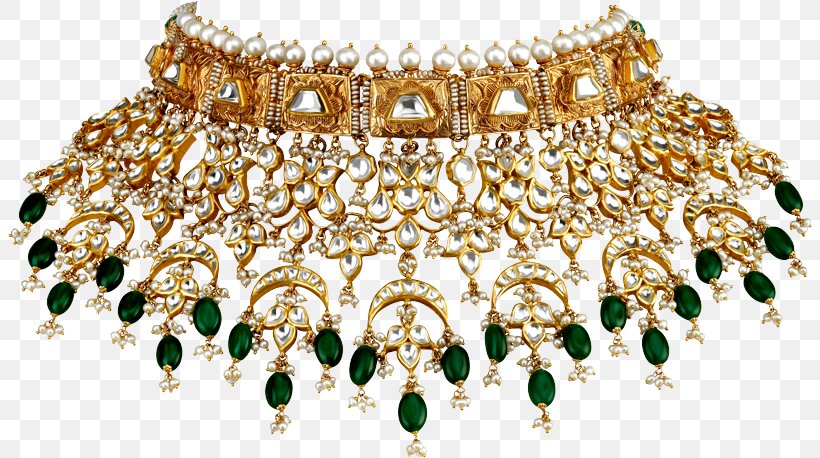 Emerald Tanishq Jewellery Necklace Kundan, PNG, 804x458px, 2018, Emerald, Chain, Diamond, Fashion Accessory Download Free