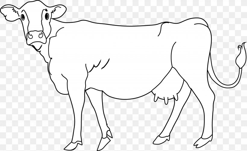 Holstein Friesian Cattle Beef Cattle Calf Clip Art, PNG, 7657x4694px, Holstein Friesian Cattle, Artwork, Beef Cattle, Black, Black And White Download Free