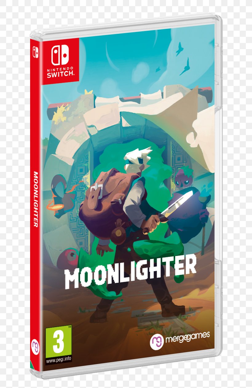 Moonlighter Nintendo Switch Video Game, PNG, 688x1264px, Moonlighter, Action Roleplaying Game, Game, Indie Game, Nintendo Download Free