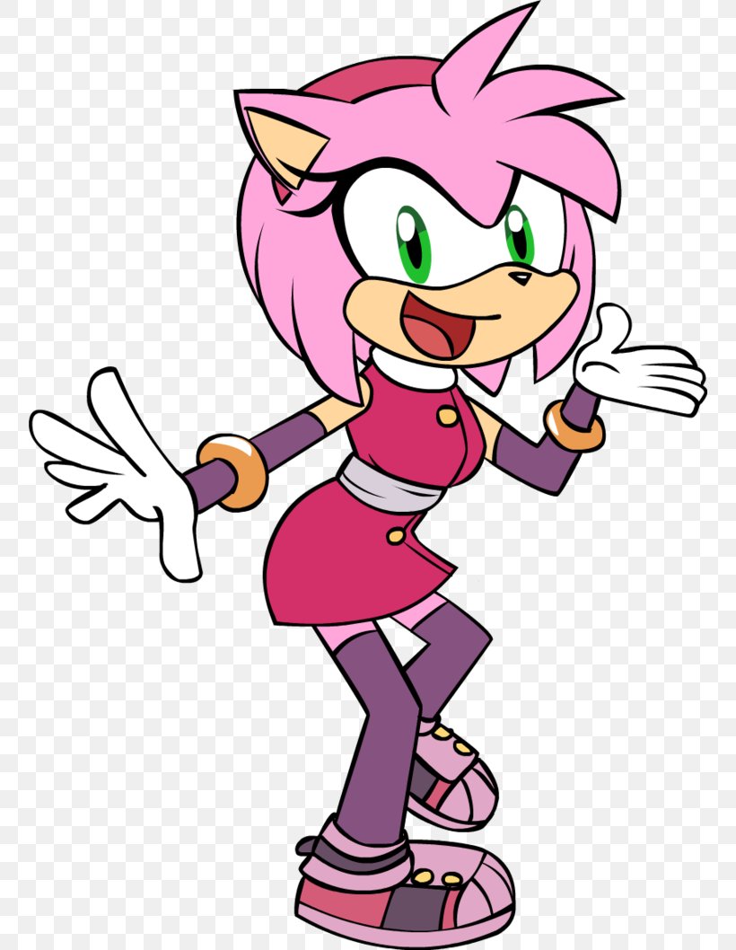 Amy Rose Sonic Runners Sonic & All-Stars Racing Transformed Sonic The Hedgehog Tails, PNG, 756x1058px, Watercolor, Cartoon, Flower, Frame, Heart Download Free