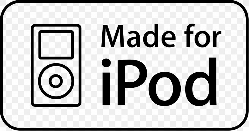 Ipod, PNG, 2000x1057px, Ipod, Apple, Area, Black And White, Brand Download Free