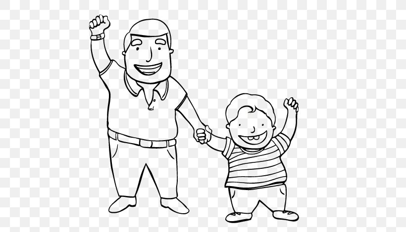 Coloring Book Father Son Drawing Child, PNG, 600x470px, Watercolor, Cartoon, Flower, Frame, Heart Download Free