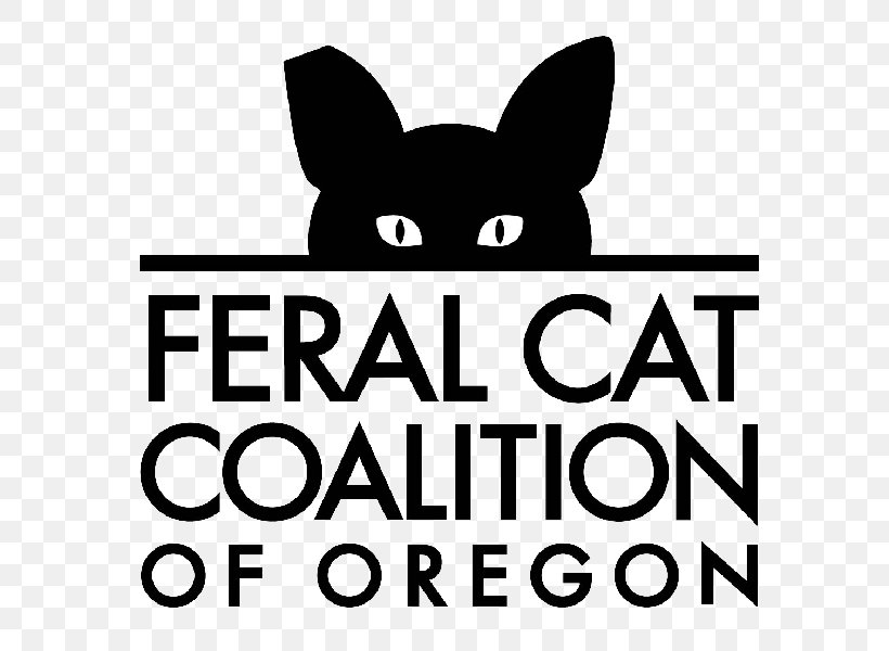 Feral Cat Coalition Of Oregon Neutering, PNG, 600x600px, Feral Cat, Animal Shelter, Animal Welfare, Area, Black Download Free