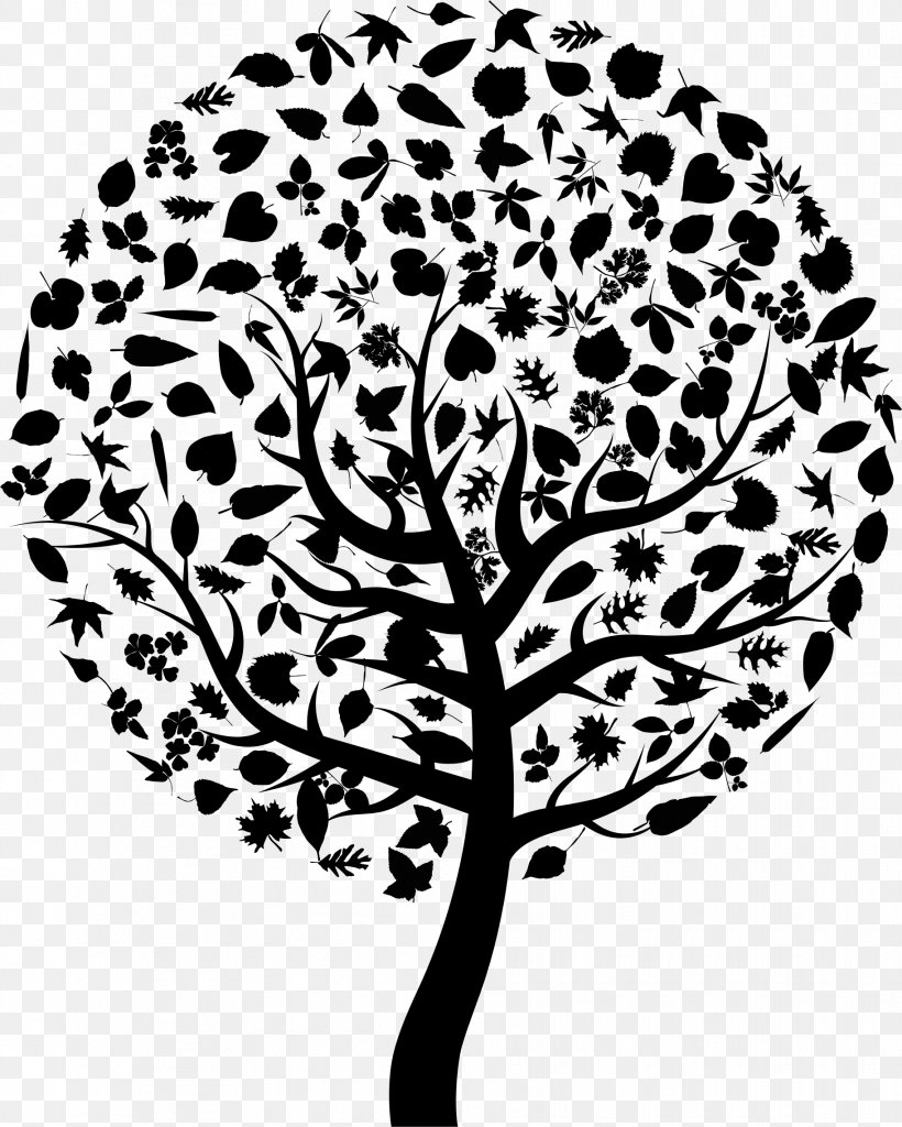Tree Silhouette Abstract Art, PNG, 1826x2282px, Tree, Abstract, Abstract Art, Black And White, Branch Download Free
