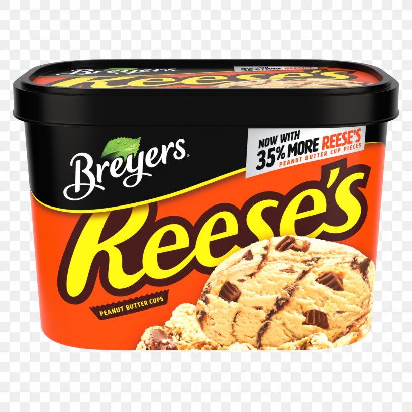 Breyers Ice Cream Reese's Peanut Butter Cups Reese's Pieces, PNG, 1500x1500px, Ice Cream, Biscuits, Breyers, Breyers Ice Cream, Candy Download Free