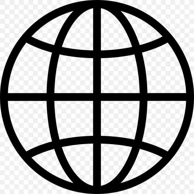 Globe Earth Clip Art, PNG, 980x980px, Globe, Area, Ball, Black And White, Earth Download Free