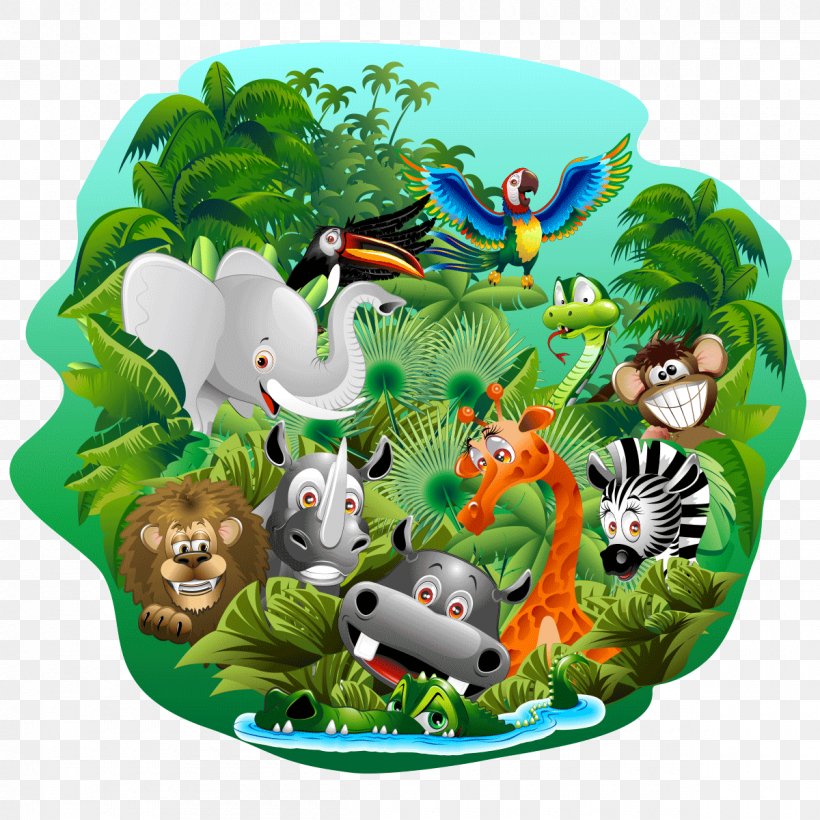 Jungle Installation Art Poster, PNG, 1200x1200px, Jungle, Animal, Art, Canvas Print, Cartoon Download Free