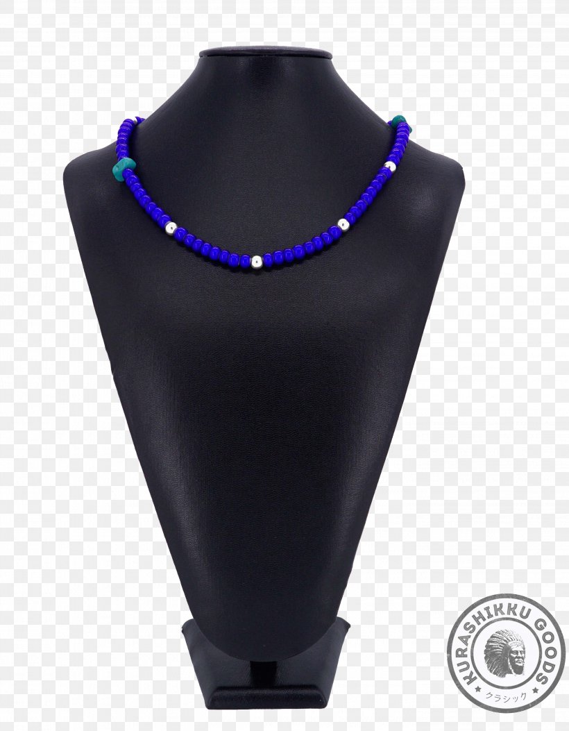 Necklace Cobalt Blue Bead Glass, PNG, 2831x3636px, Necklace, Bead, Blue, Charms Pendants, Cobalt Download Free
