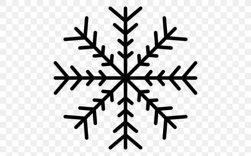 Snowflake Drawing Clip Art, PNG, 512x512px, Snowflake, Black And White, Branch, Crystal, Drawing Download Free