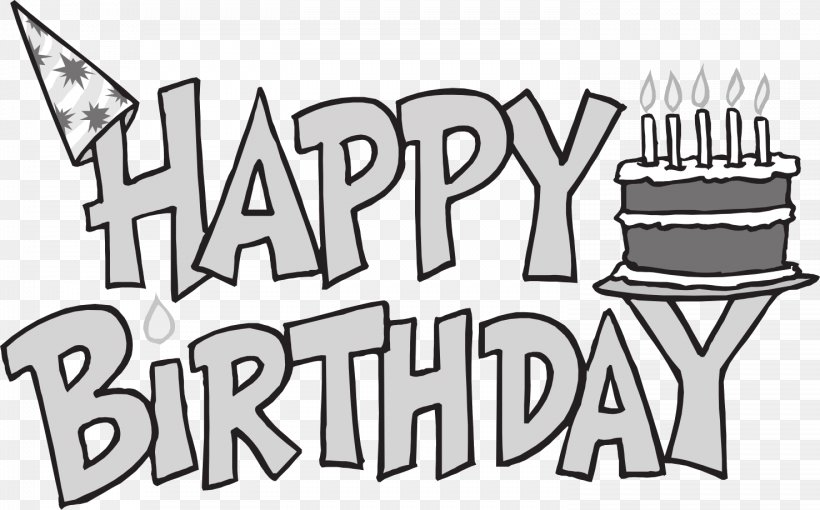 Birthday Cake Happy Birthday To You Black And White Clip Art, PNG, 1476x918px, Birthday Cake, Area,