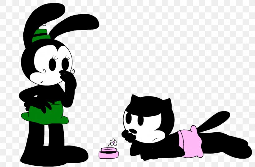 Cat DeviantArt Oswald The Lucky Rabbit, PNG, 1024x671px, Cat, Art, Artist, Canidae, Carnivoran Download Free