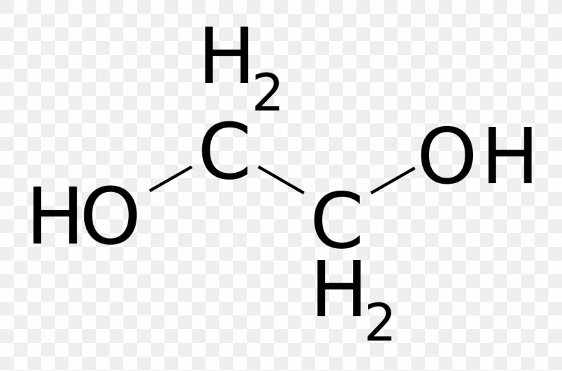 Ethylene Glycol Propylene Glycol Diol Structural Formula, PNG, 1200x792px, Ethylene Glycol, Area, Black, Brand, Chemical Compound Download Free