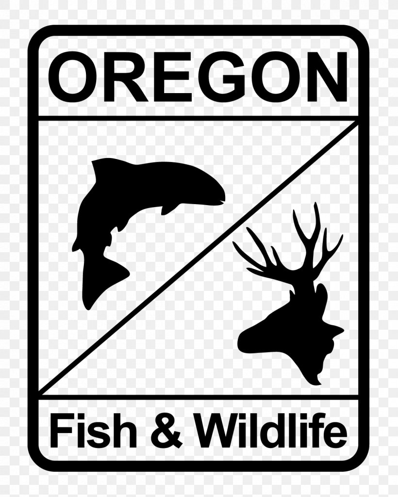 Oregon United States Fish And Wildlife Service Hunting Fishing, PNG, 1200x1500px, Oregon, Antler, Area, Black, Black And White Download Free