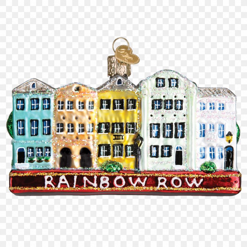 Rainbow Row Christmas Ornament South Carolina Lowcountry Glass, PNG, 950x950px, Rainbow Row, Belmond, Candle, Charleston, Christmas Download Free