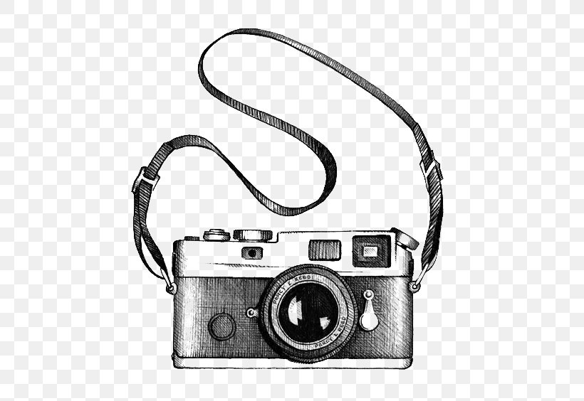 Drawing Camera Photography Clip Art, PNG, 564x564px, Drawing, Art, Black And White, Camera, Camera Lens Download Free