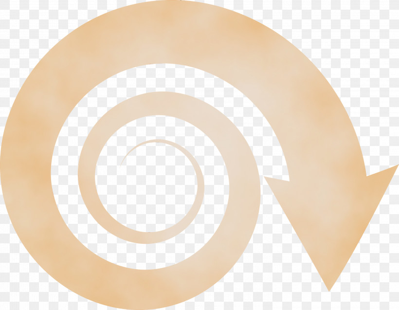 Font Beige Meter, PNG, 3000x2332px, Spiral Arrow, Beige, Meter, Paint, Watercolor Download Free