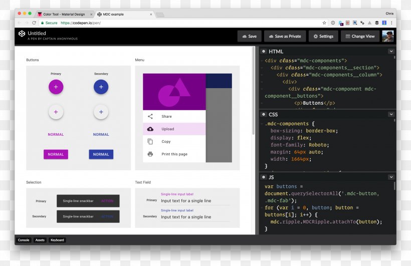 Material Design CodePen Computer Software Color, PNG, 3140x2034px, Material Design, Brand, Button, Codepen, Color Download Free