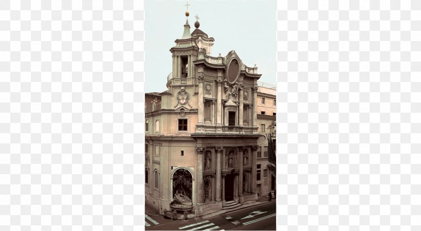 San Carlo Alle Quattro Fontane Church Of Saint Andrew's At The Quirinal Baroque Architecture Facade St. Peter's Basilica, PNG, 1352x744px, San Carlo Alle Quattro Fontane, Architecture, Baroque, Baroque Architecture, Bell Tower Download Free