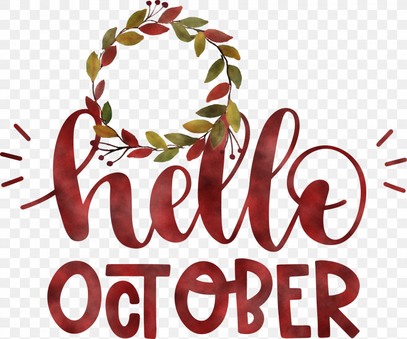 Hello October October, PNG, 2999x2499px, Hello October, Flower, Logo, Meter, October Download Free