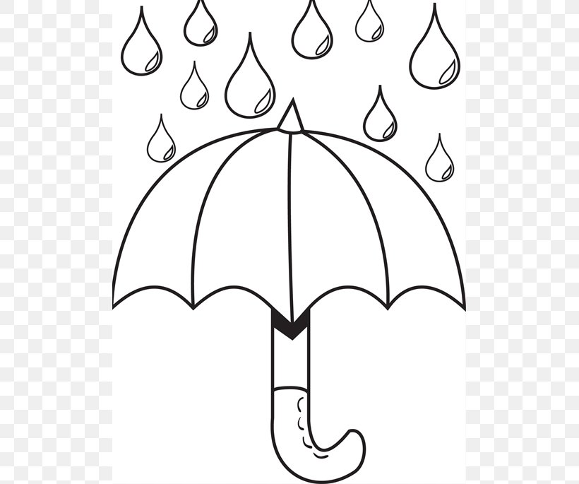 Coloring Book Umbrella Clip Art, PNG, 501x685px, Coloring Book, Area, Black And White, Book, Child Download Free