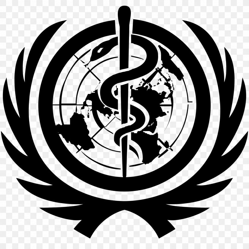 World Health Organization World Organization For Animal Health, PNG,  1600x1600px, World Health Organization, Black And White,