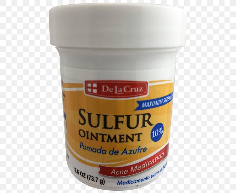 De La Cruz 10% Sulfur Ointment Acne Cream Topical Medication Salve, PNG, 672x672px, Acne, Cleanser, Comedo, Cream, Cure Download Free