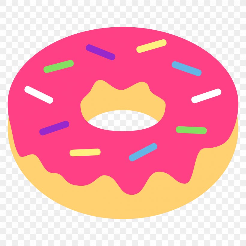 Donuts Emoji Luther Burger Text Messaging Custard, PNG, 2000x2000px, Donuts, Android Oreo, Area, Chocolate, Custard Download Free