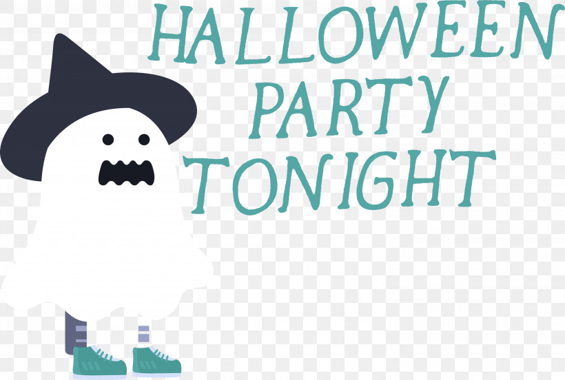 Halloween Halloween Party Tonight, PNG, 3000x2020px, Halloween, Dog, Happiness, Line, Logo Download Free