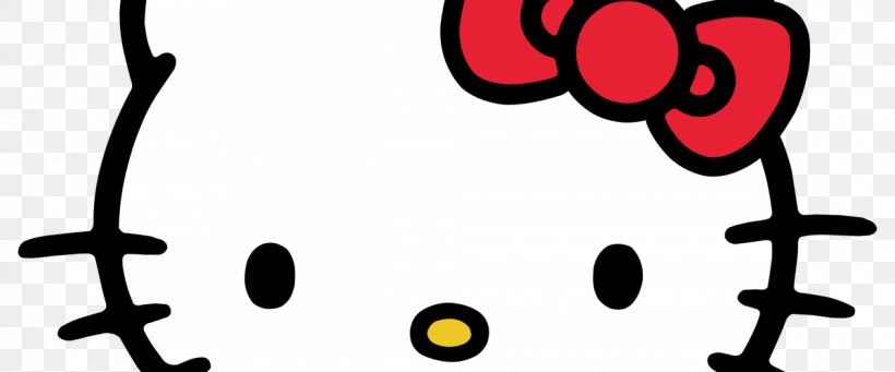 Hello Kitty Logo Merchandising, PNG, 1200x500px, Hello Kitty, Artwork, Black And White, Brand, Character Download Free