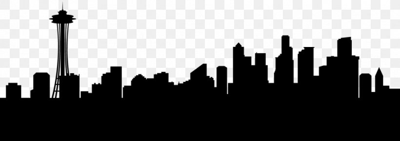 Skyline Architecture Skyscraper Facade Clip Art, PNG, 1011x360px, Skyline, Architecture, Black, Blackandwhite, City Download Free