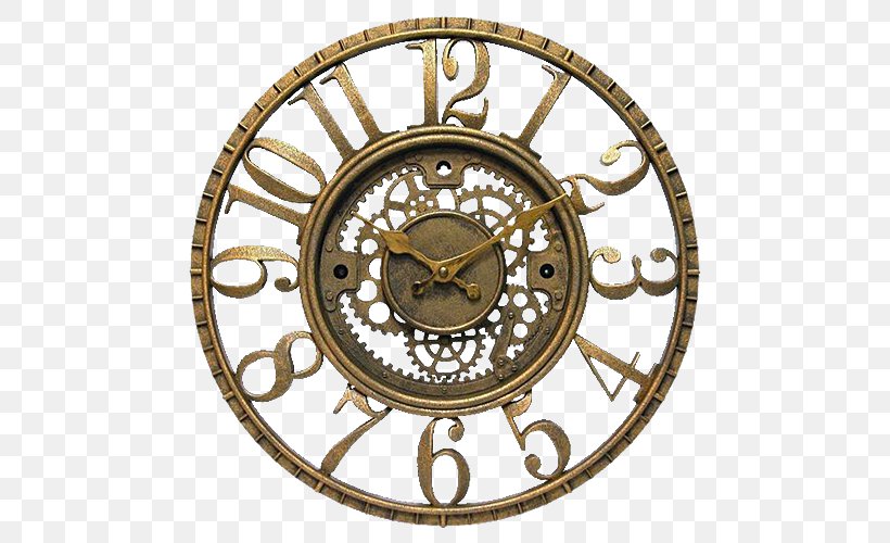 Banjo Clock Gear Wall Antique, PNG, 500x500px, Clock, Antique, Banjo Clock, Chain, Decor Download Free