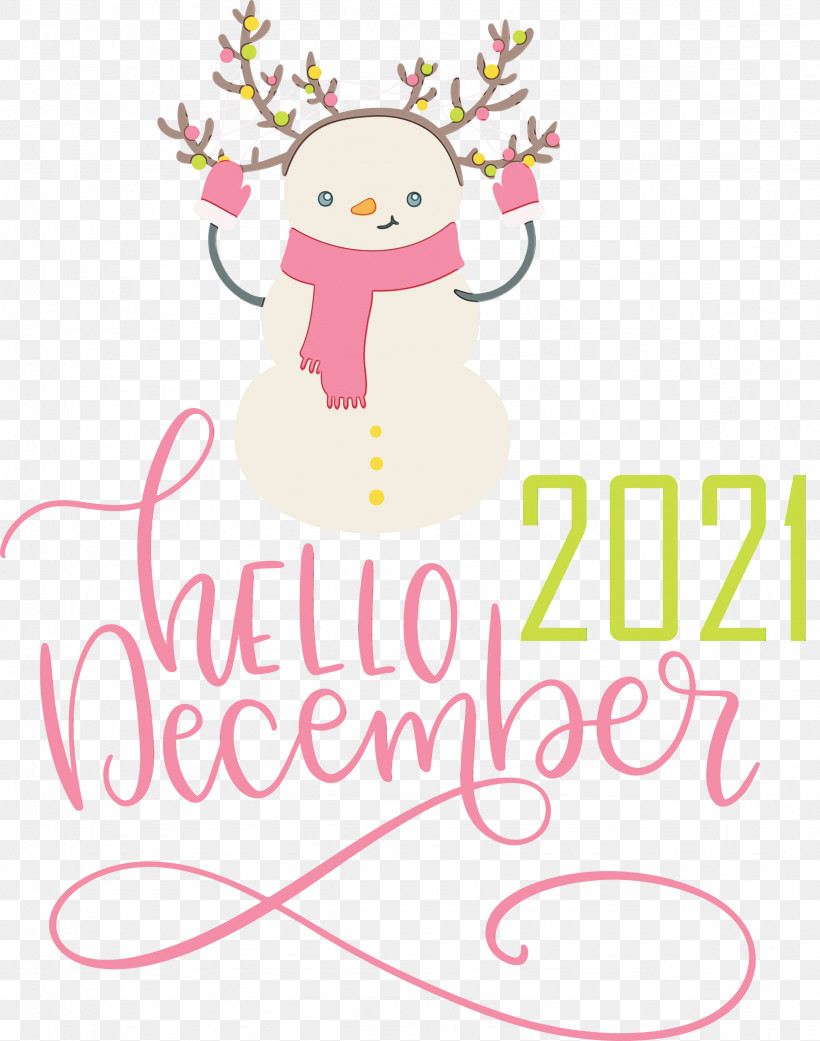 Christmas Day, PNG, 2361x3000px, Hello December, Cartoon, Christmas Day, December, Holiday Download Free